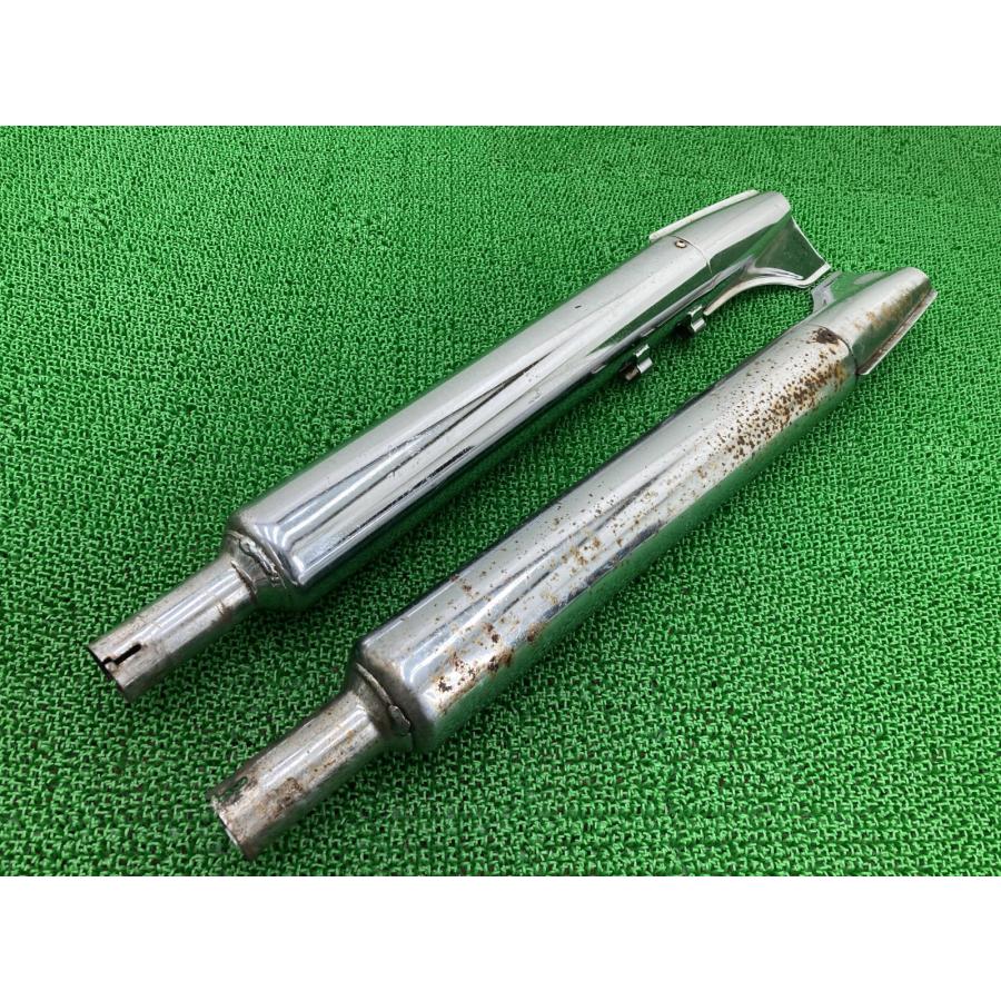 ハーレーFLHR1450 サイレンサーマフラー 社外 中古 スチール スーパー
