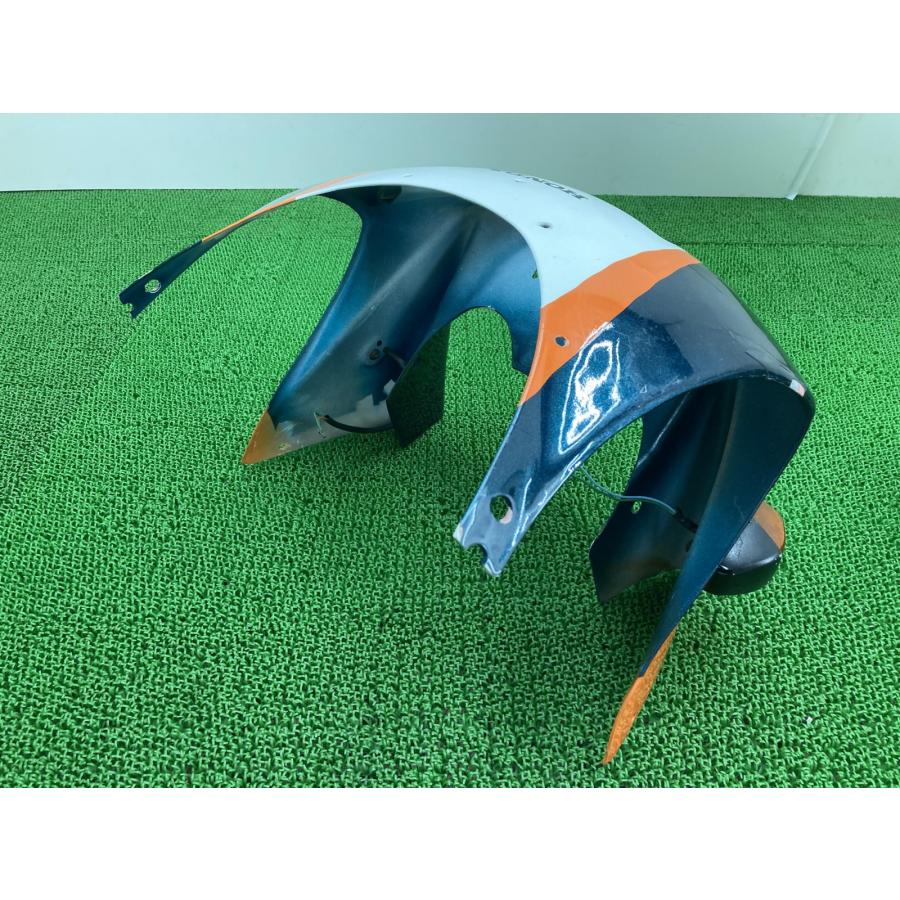 HONDA NSR 250Rフロントアッパーカウル ウィンカー付き NSR250R アッパーカウル 社外 中古 バイク 部品 MC21 レプソルカラー