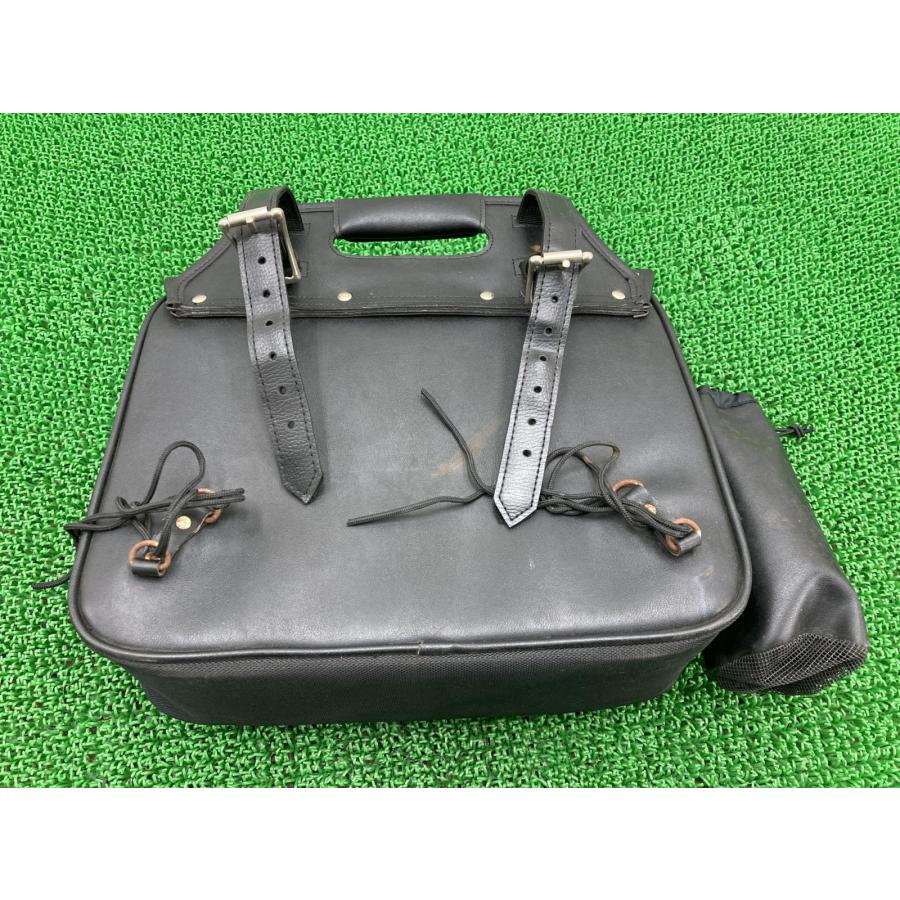 Xross製 サイドバッグ 片側 社外 中古 バイク 部品 クロス 破れ無し