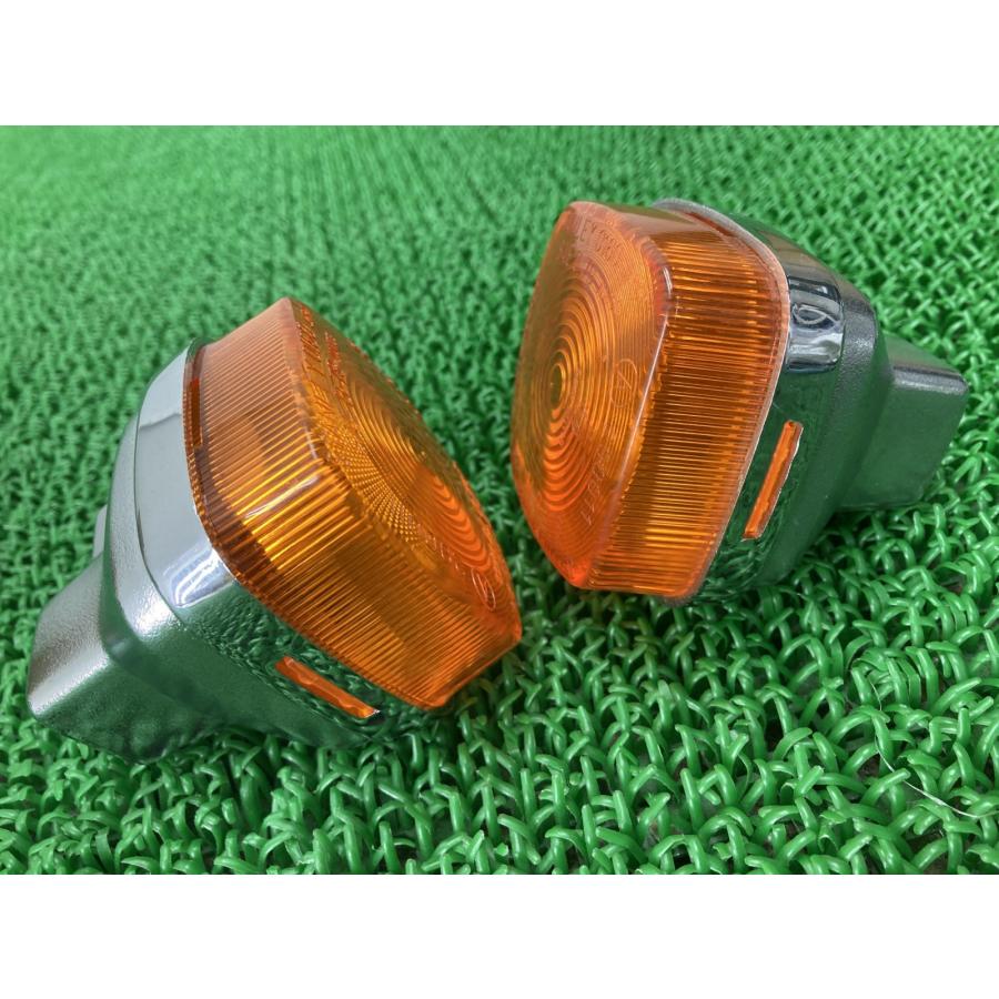 CT110ハンターカブ ウインカー 左右 0160 ホンダ 純正 JD01 メッキ加工 コンディション良好 割れ欠け無し 品薄 【中古】 43 ホンダ（HONDA） CT110ハンターカブ ウインカー 左右 0160 純正 中古