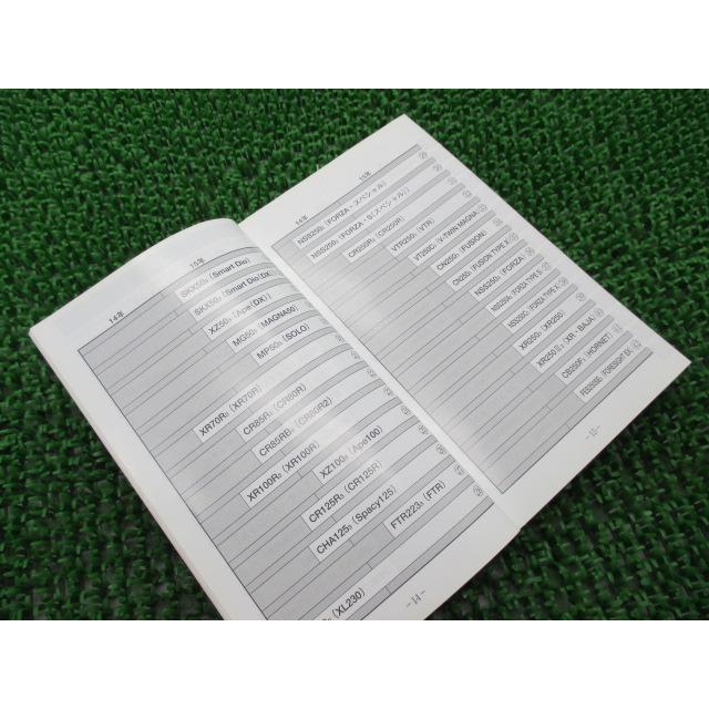 ホンダ 取扱説明書 サービスマニュアル 正規 中古 配線図有り 二輪整備