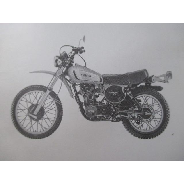 XT500 パーツリスト 1版 ヤマハ 正規 バイク 整備書 エンデューロ Hj 車検 パーツカタログ 整備書 【中古】 77 YAMAHA（ヤマハ） XT500 パーツリスト 1版 正規 中古 バイク 整備書