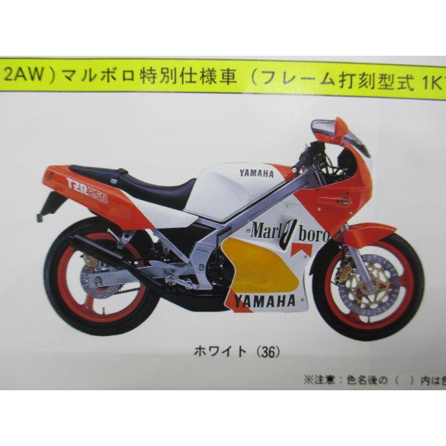 YAMAHA（ヤマハ） TZR250 パーツリスト 2版 正規 中古 バイク 整備書
