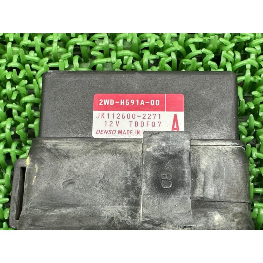 YZF-R25 ECU ヤマハ 純正 中古 バイク 部品 RG10J ECM CDI コントロールユニット ケース付 車検 Genuine Nuの画像