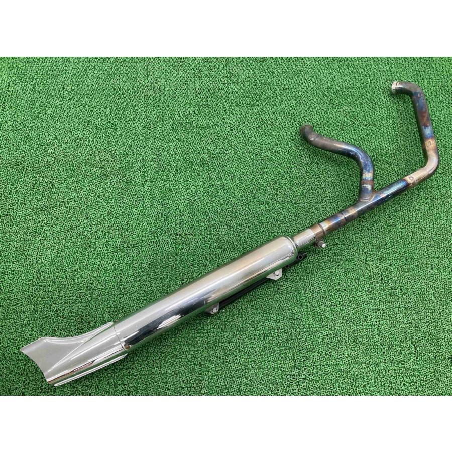 FLSTC1340 マフラー 社外 中古 バイク 部品 ハーレー ソフテイル EVO エボ 2in2左右出し スチール Wr FLSTC1340 マフラー 社外 中古 バイク 部品 ハーレー ソフテイル EVO