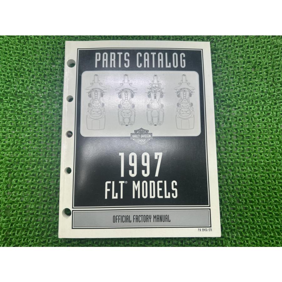 FLT パーツリスト 英語版 ハーレー 正規 中古 バイク 整備書 1997年FLTモデル ツーリング パーツカタログ 車検 パーツカタログ 整備書 iQ Harley Davidson（ハーレー・ダビッドソン） FLT パーツリスト 英語版