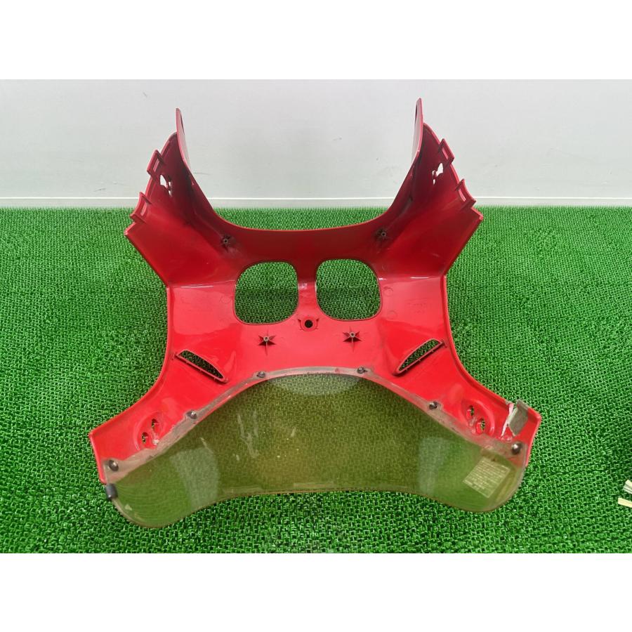 RVF400 アッパーカウル 赤 MR8 ホンダ 純正 中古 バイク 部品 NC35