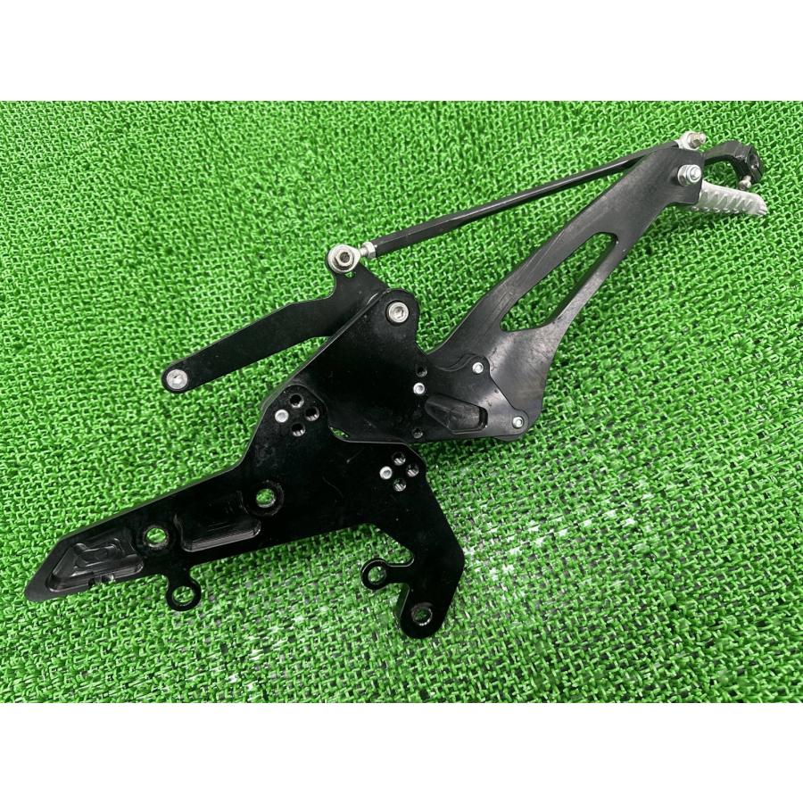 RSVレーシング製NINJA650 ER-6n バックステップ 左 黒 社外 中古 EX650E ER650E 12年〜14年 ニンジャ650 アルミ タンデムステップ Slの画像