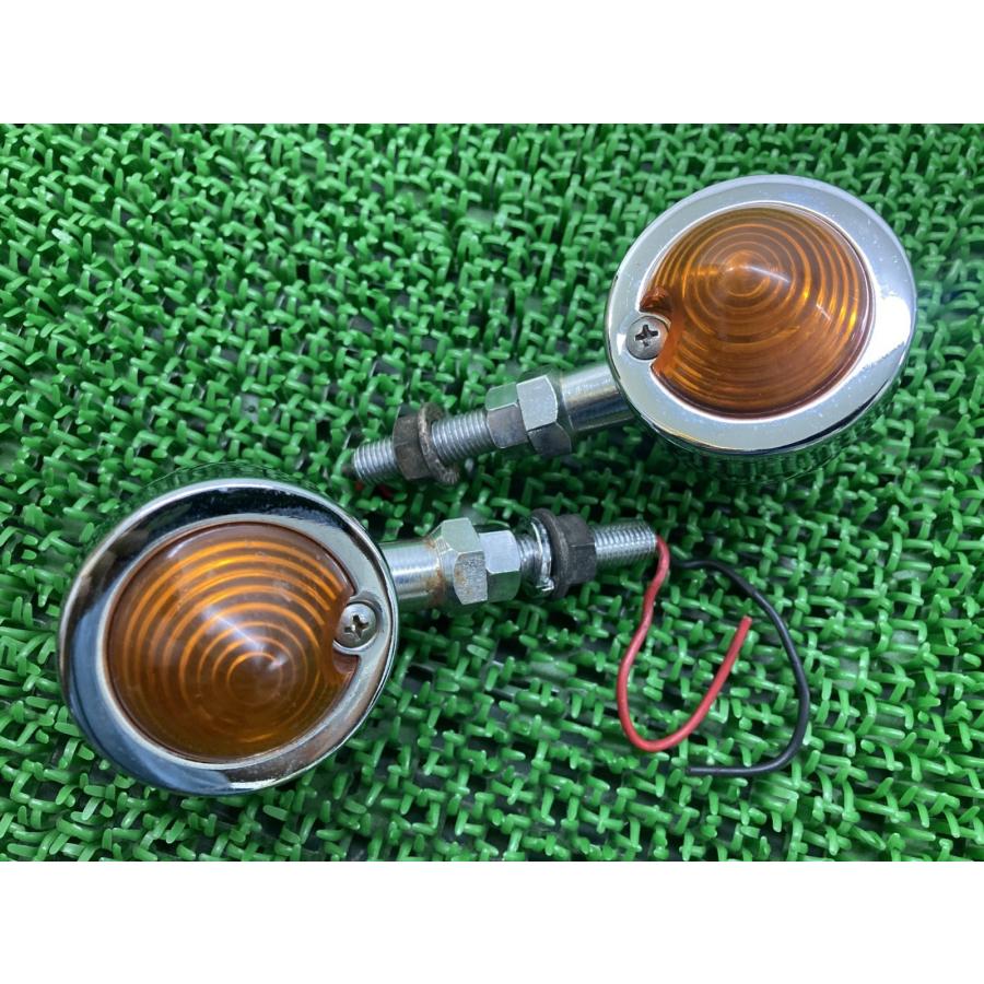 ハーレー ビレットウインカー 左右 社外 中古 バイク 部品 鉄製