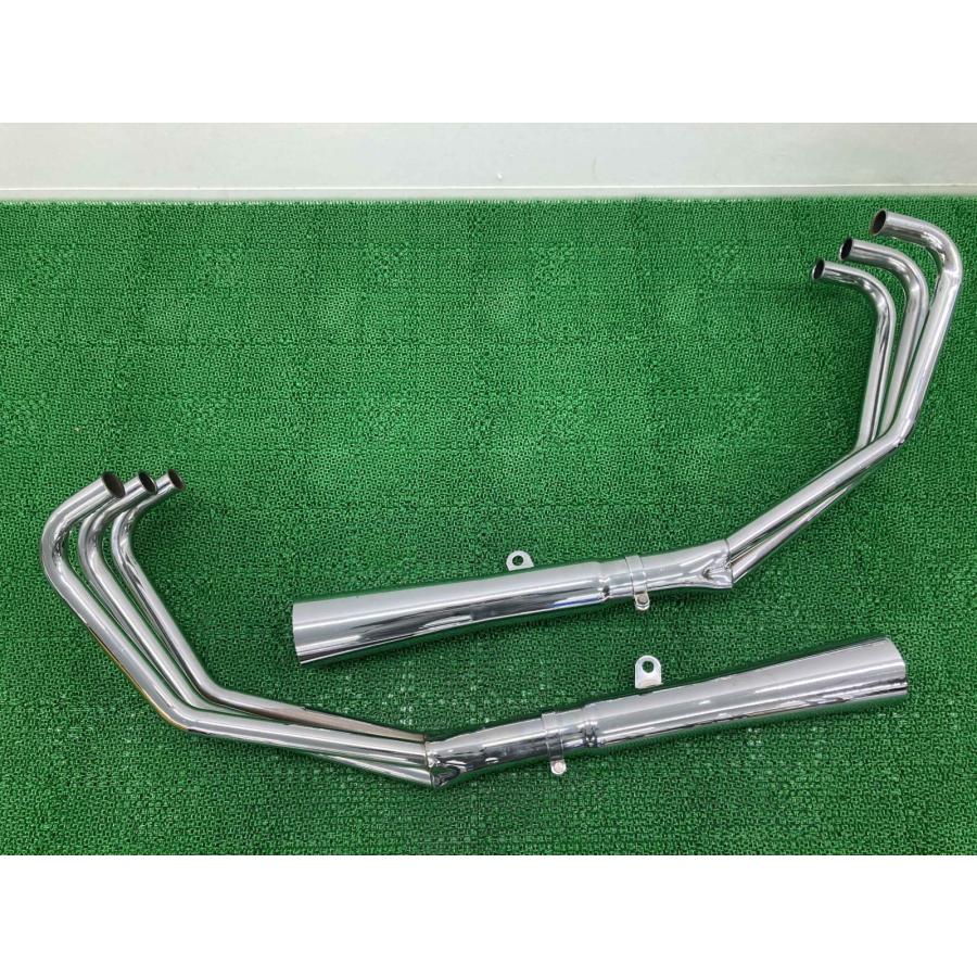 CBX1000 マフラー 左右 社外 中古 バイク 部品 SC06 スチールメガホン 直列6気筒 絶版名車 旧車 コケキズ無し uX CBX1000 マフラー 左右 社外 中古 バイク 部品 SC06 スチールメガホン