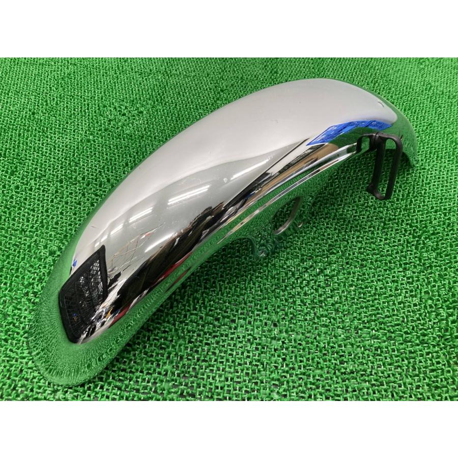 SR400 フロントフェンダー ヤマハ 純正 バイク 部品 1JR RH01J 曲がり無し 品薄 安心ノーマル 希少品 車検 Genuine 【中古】 29 YAMAHA（ヤマハ） SR400 フロントフェンダー 純正 中古 バイク 部品