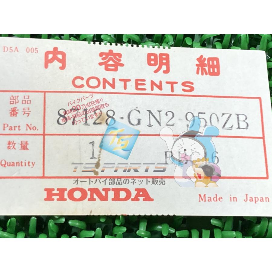 タクト シートカウルエンブレム ホンダ 純正 新品 トラッドエディション AF09 スーパータクト 廃盤 在庫有り 即納可 Xv ホンダ（HONDA） タクト シートカウルエンブレム 純正 新品 バイク
