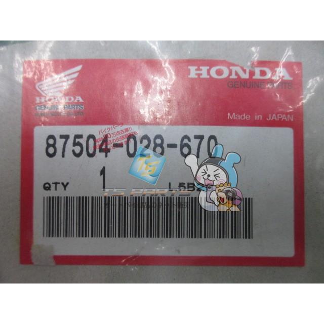 ホンダ（HONDA） CB400F CB350F マフラーコーションラベル 在庫有 即納