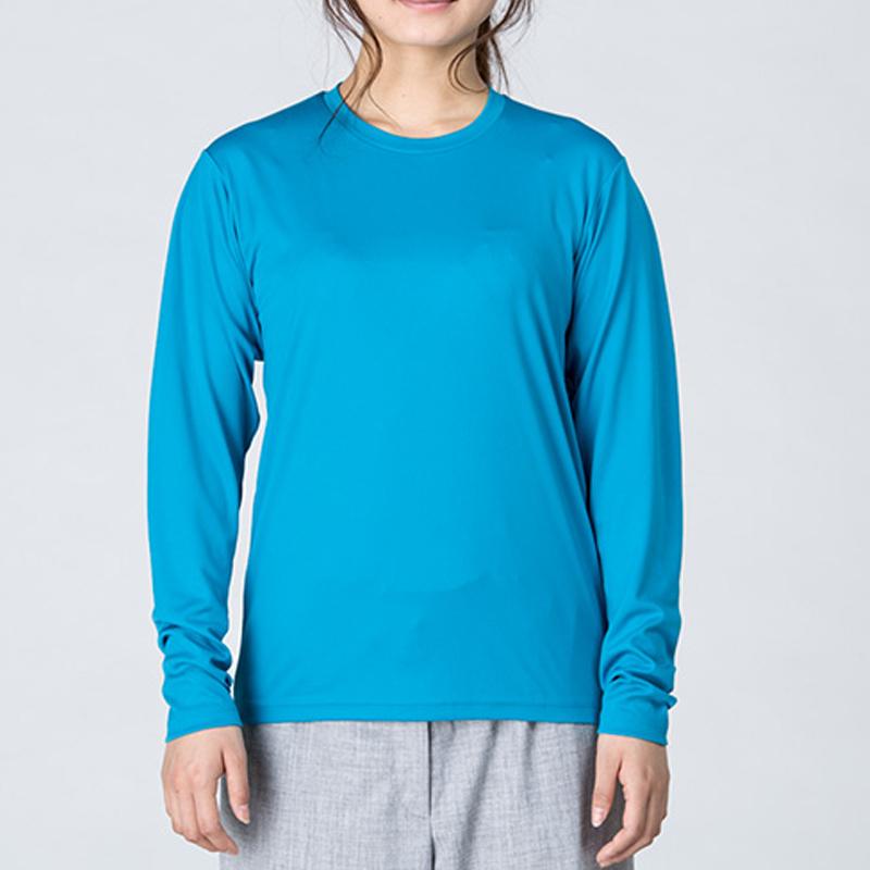 薄手 長袖 ティーシャツ メンズ レディース Tシャツ tシャツ スポーツ 無地 吸汗 速乾 ドライ トレーニング インターロック 3.5oz ss s m l ll|ts-sora|05