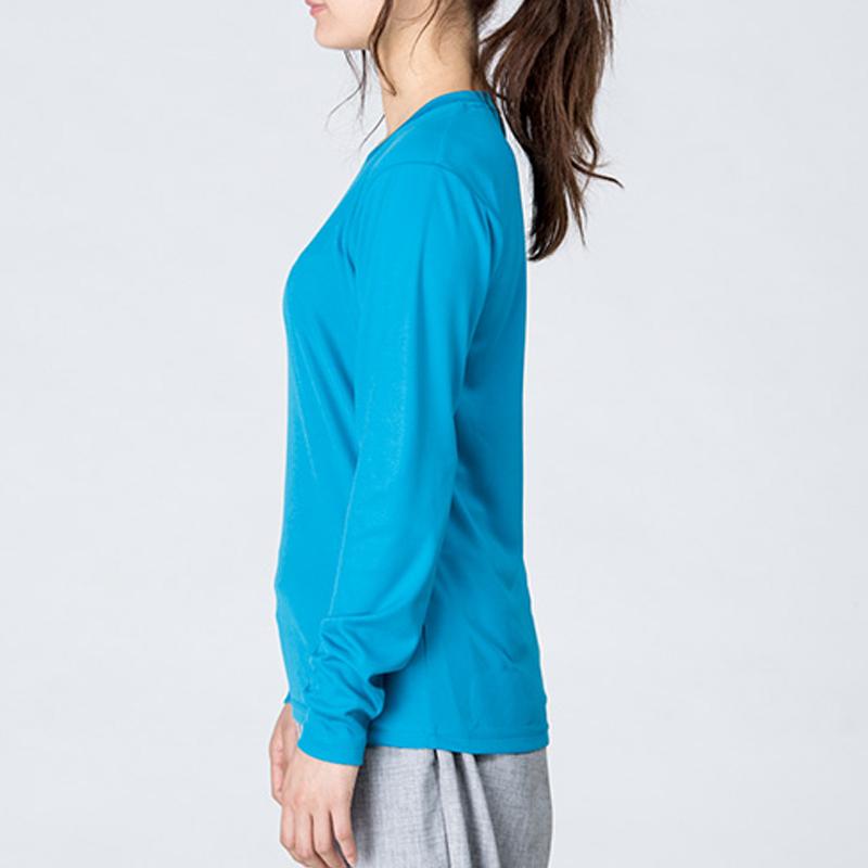 薄手 長袖 ティーシャツ メンズ レディース Tシャツ tシャツ スポーツ 無地 吸汗 速乾 ドライ トレーニング インターロック 3.5oz ss s m l ll|ts-sora|07