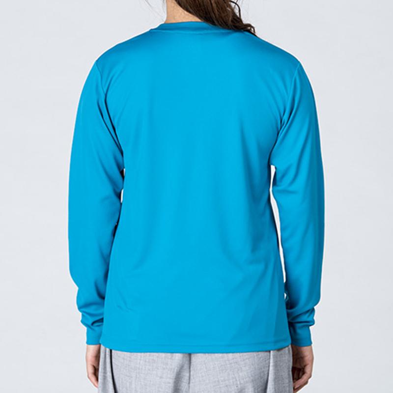 薄手 長袖 ティーシャツ メンズ レディース Tシャツ tシャツ スポーツ 無地 吸汗 速乾 ドライ トレーニング インターロック 3.5oz ss s m l ll|ts-sora|09