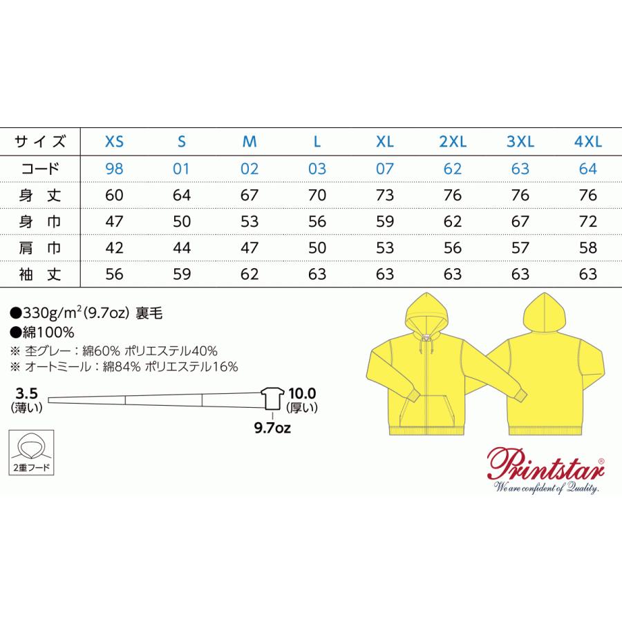 メンズパーカー 大きいサイズ ジップ パーカー メンズ 裏毛 厚手 無地