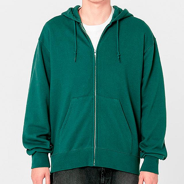 メンズパーカー 大きいサイズ ジップ パーカー メンズ 裏毛 厚手 無地