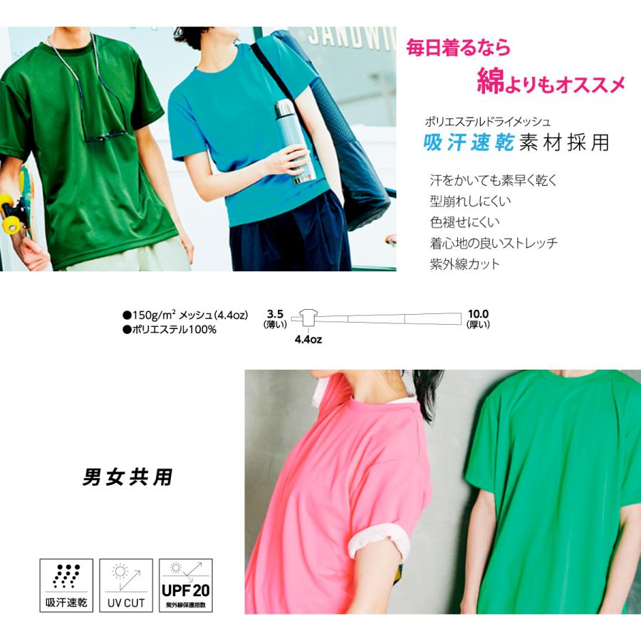 ティーシャツ メンズ 大きいサイズ Tシャツ 無地 半袖 白 ドライ