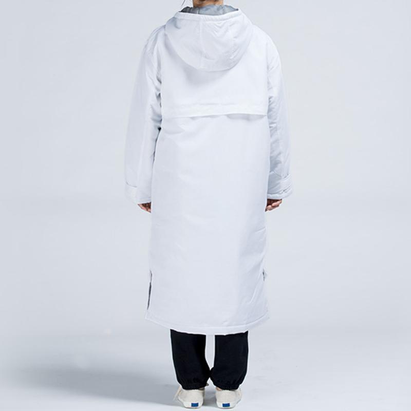 白い 純白 ベンチコート 白 ホワイト レディース 男女共用 メンズ