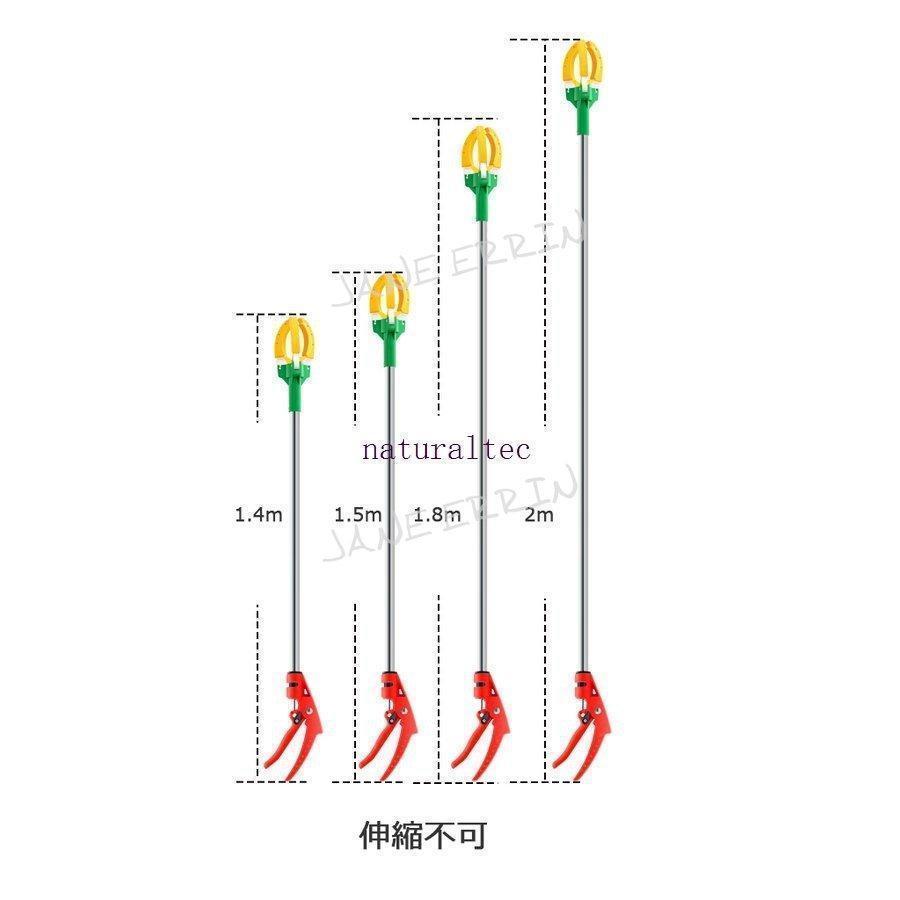 タイプ つかむ君 はさみ棒 つかみ棒 3m 高所 つかみ つかむ 手の届かない 果実の収穫ち ライト交換 電球交換 高所作業 マジックハンド 工具｜ts444｜05