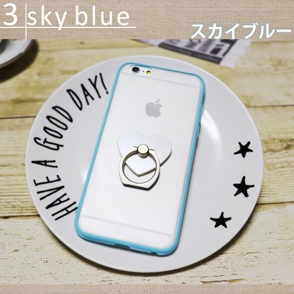 iPhone 8 ケース 7 おしゃれ Plus 6s ハート リング セット パステル
