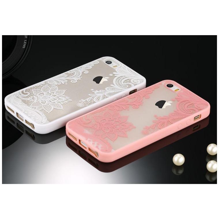 iPhone 8 ケース x 7 SE おしゃれ Plus 10 6s レース 大人 花 フラワー