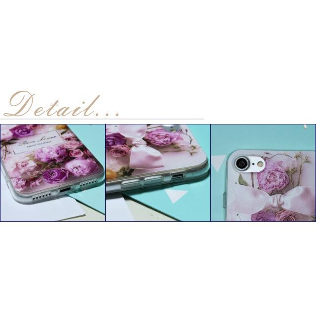iPhone 8 ケース x 7 おしゃれ Plus 10 6s ローズ 薔薇 バラ