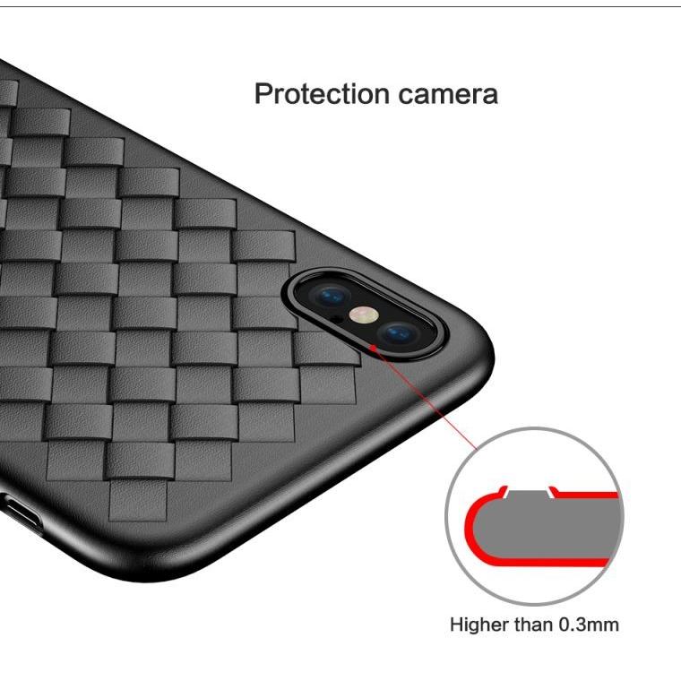 iPhoneXs ケース 10s ソフト 編み込み レザー カバー イントレチャート