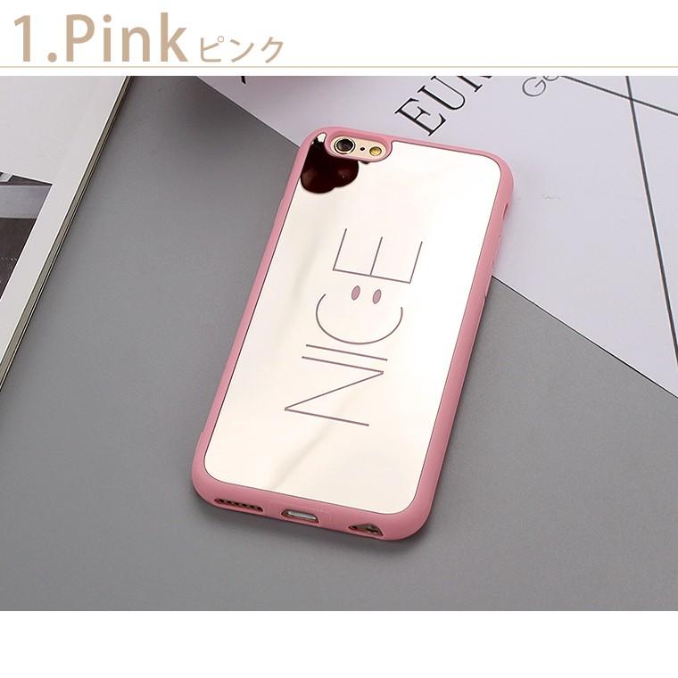 iPhone 8 ケース x 7 おしゃれ Plus 10 6s ミラーver NICE 全面