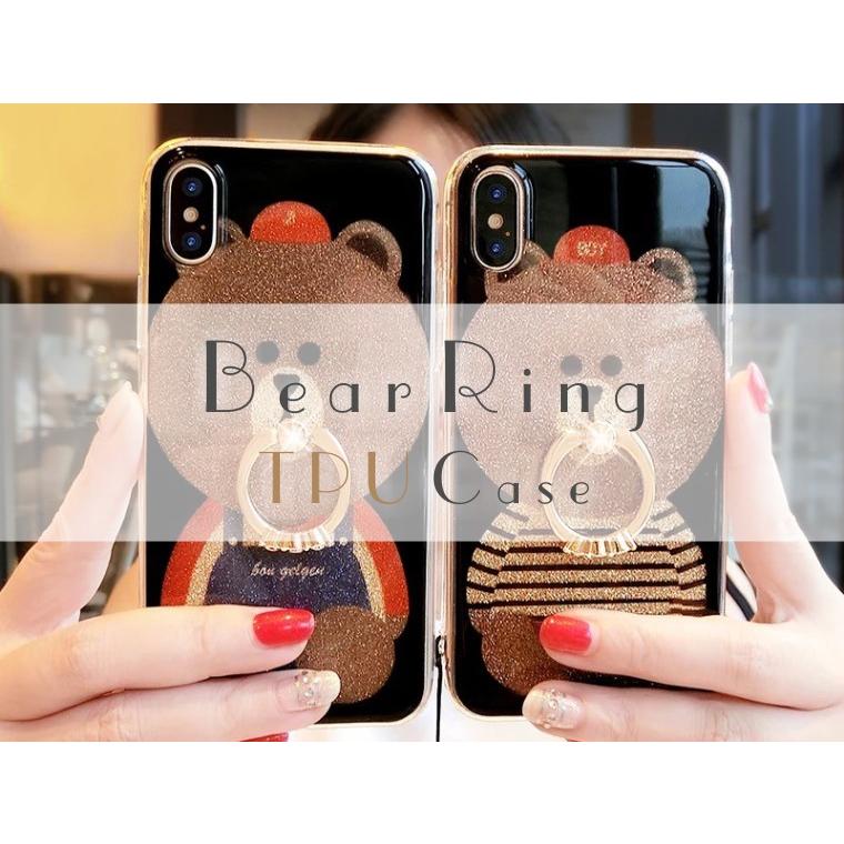 Iphone11pro ケース おしゃれ 韓国 クリア 透明 リング付き バンカーリング スマホリング クマ キャラクター ベアー 熊 アニマル アイフォン ソフト Import 074 I11pro Ts Aden 通販 Yahoo ショッピング