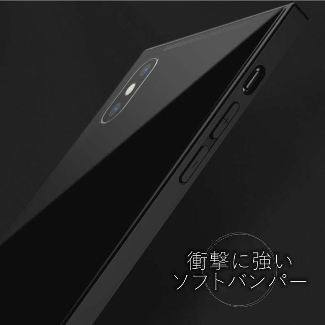 iPhone SE2 ケース XR Xs Max ガラス 四角 8 おしゃれ Plus 7 6s