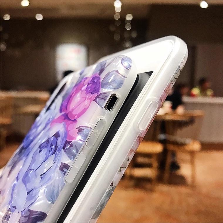 iPhone SE3 ケース 12 おしゃれ 韓国 第3世代 SE2 11 Pro Max mini XR Xs 8 Plus 7 6s リング付き フラワー かわいい アイフォン アイホン 花柄リングケース｜tsaden｜13
