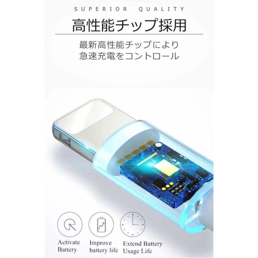 iPhone ケーブル 充電器 充電ケーブル 充電コード ライトニング 14 SE3