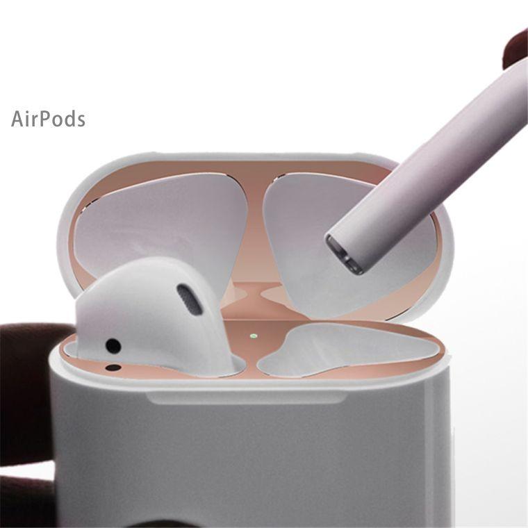 AirPods Pro2 ケース ダストガード メッキ エアーポッズプロ 保護フィルム Air Pods Pro Apple エアポッズ