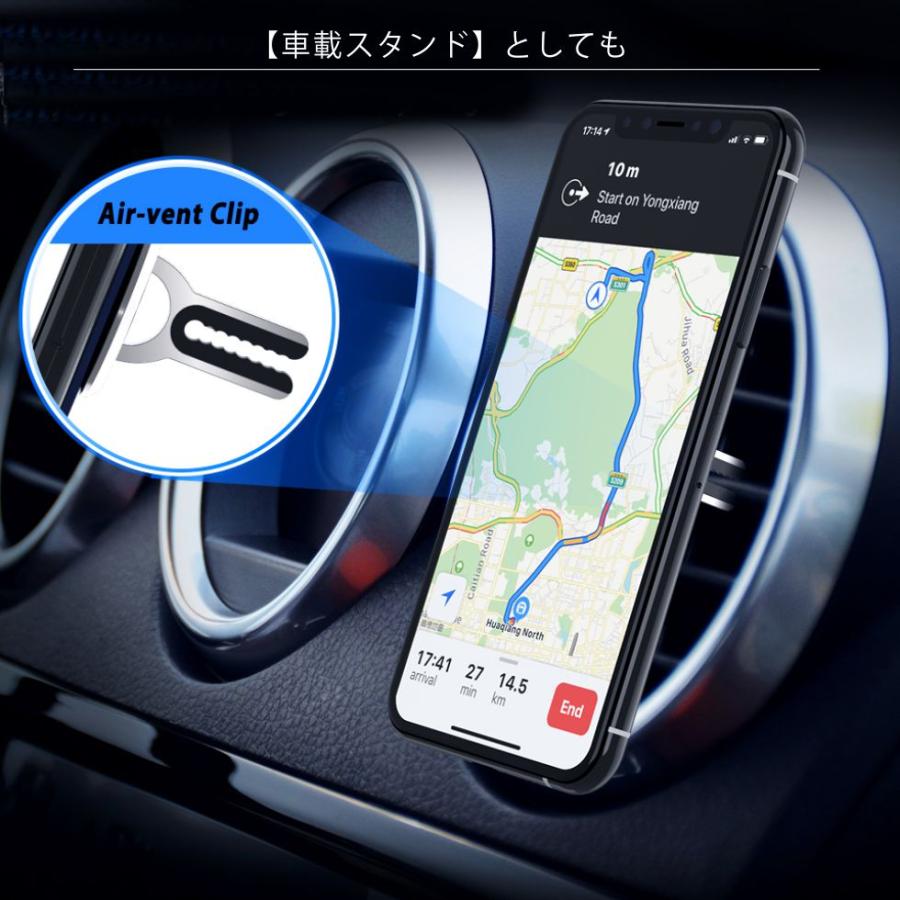 スマホリング バンカーリング おしゃれ 韓国 位置 ブランド かわいい 薄型 車載スタンド ホルダー iPhone キラキラ Android スタンド 2in1｜tsaden｜11