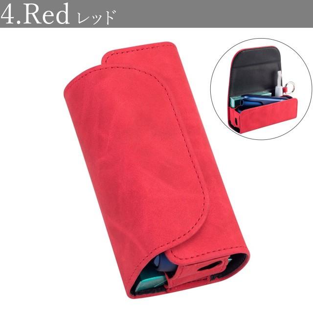 アイコス3 ケース 新型 IQOS カバー レザー スエード 収納 カラビナ