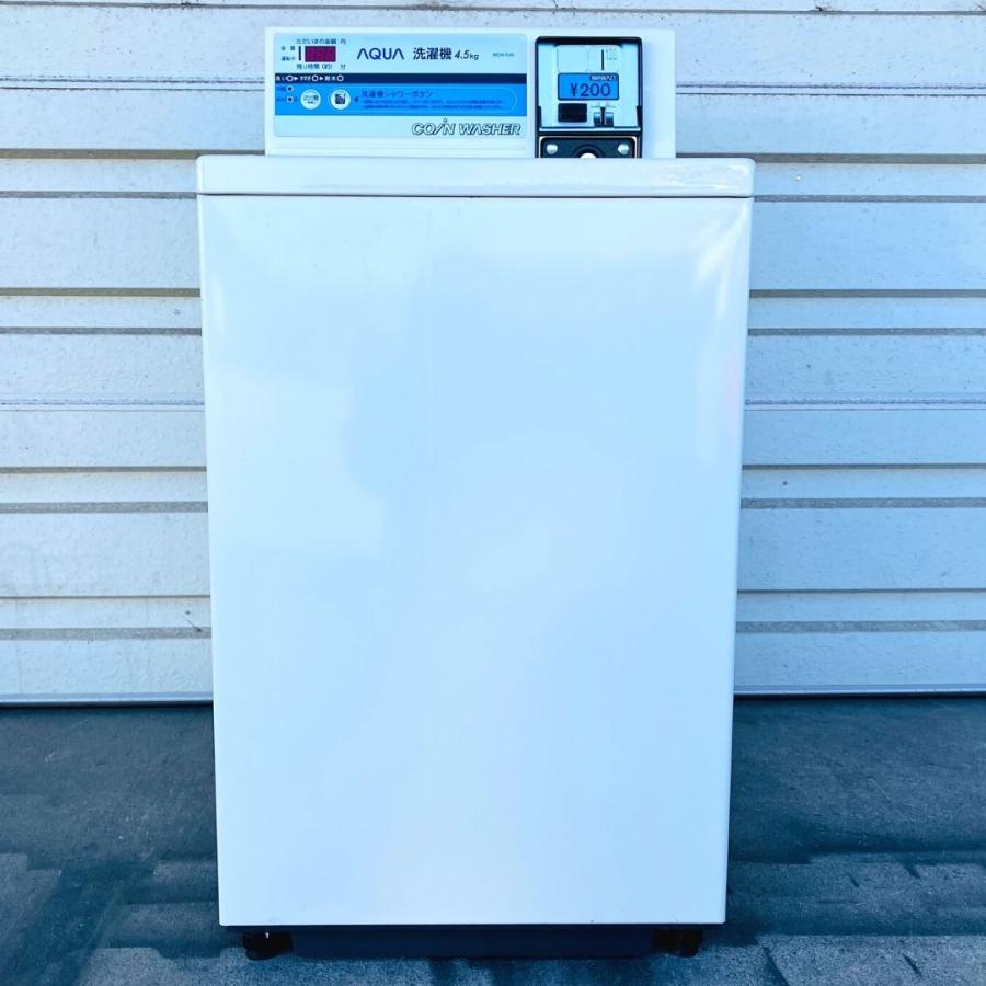 AQUA（アクア） 【中古】MCW-C45(44) コイン式洗濯機 AQUA 2014年製