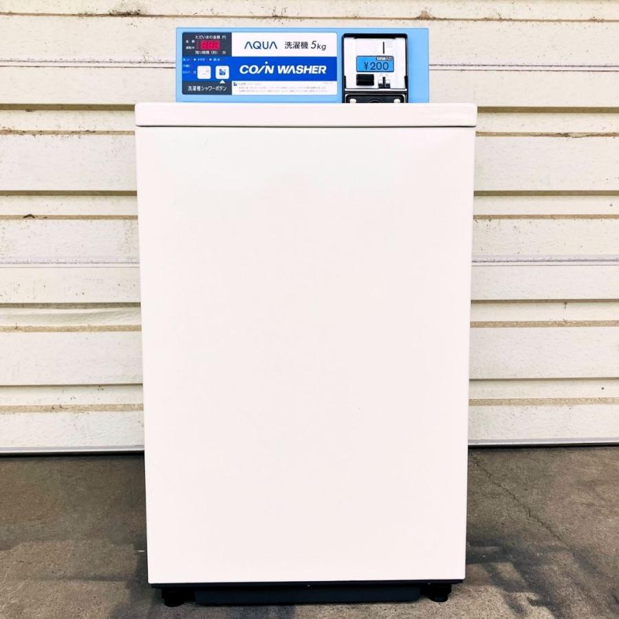 AQUA（アクア） 【中古】MCW-C50(62) コイン式洗濯機 AQUA 2019年製