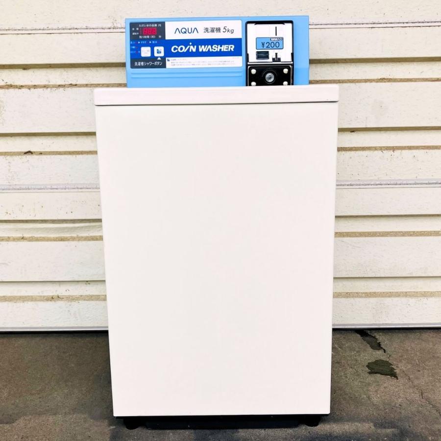 AQUA（アクア） 【中古】MCW-C50(64) コイン式洗濯機 AQUA 2019年製