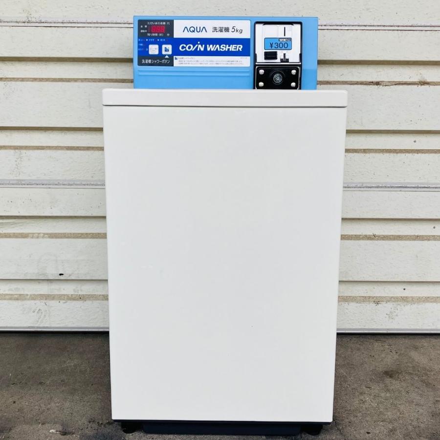 AQUA（アクア） 【中古】MCW-C50(77) コイン式洗濯機 AQUA 2018年製