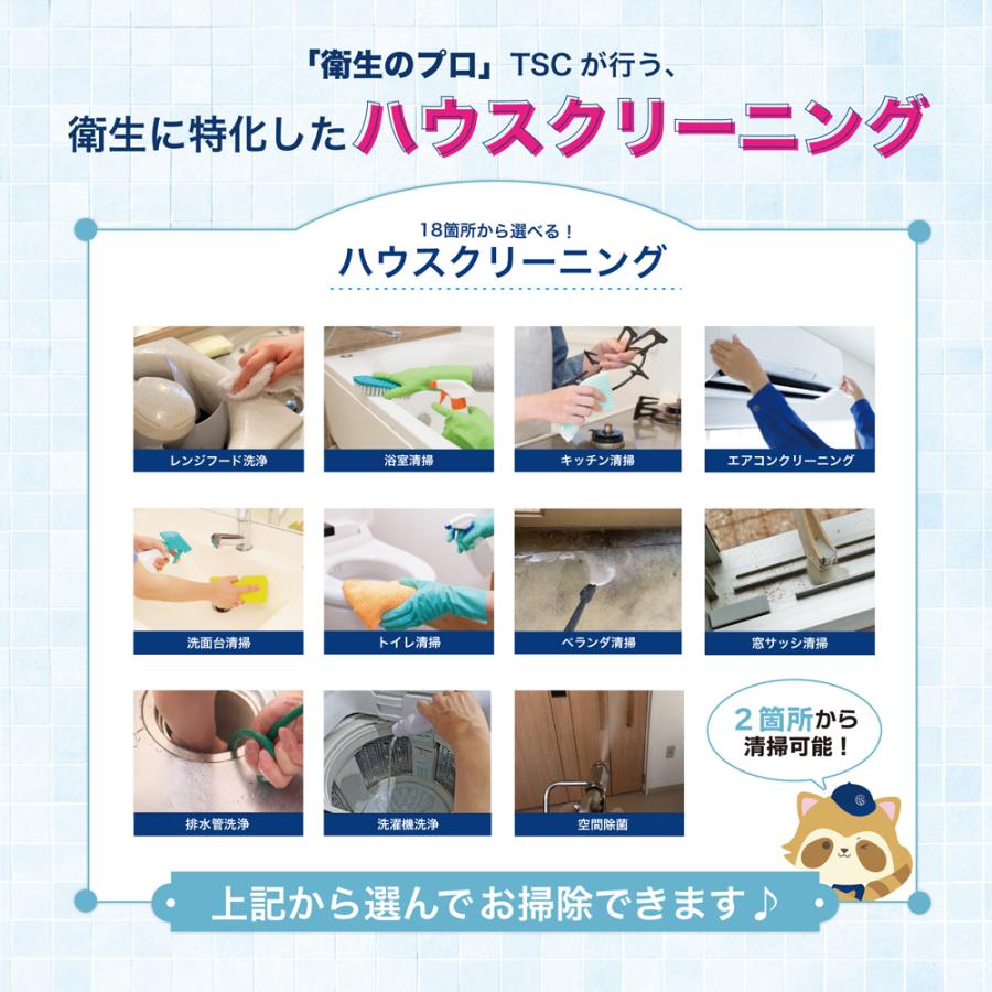 18ヶ所から選べるハウスクリーニング 8ヶ所【 東京・神奈川 】｜tsc-clean｜03