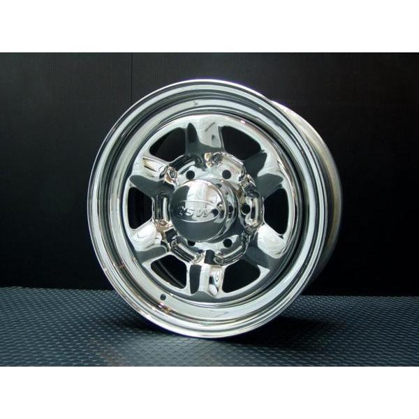 TSW STAR クローム 16X7J+35 6穴139.7 ホイール4本セット : ティス
