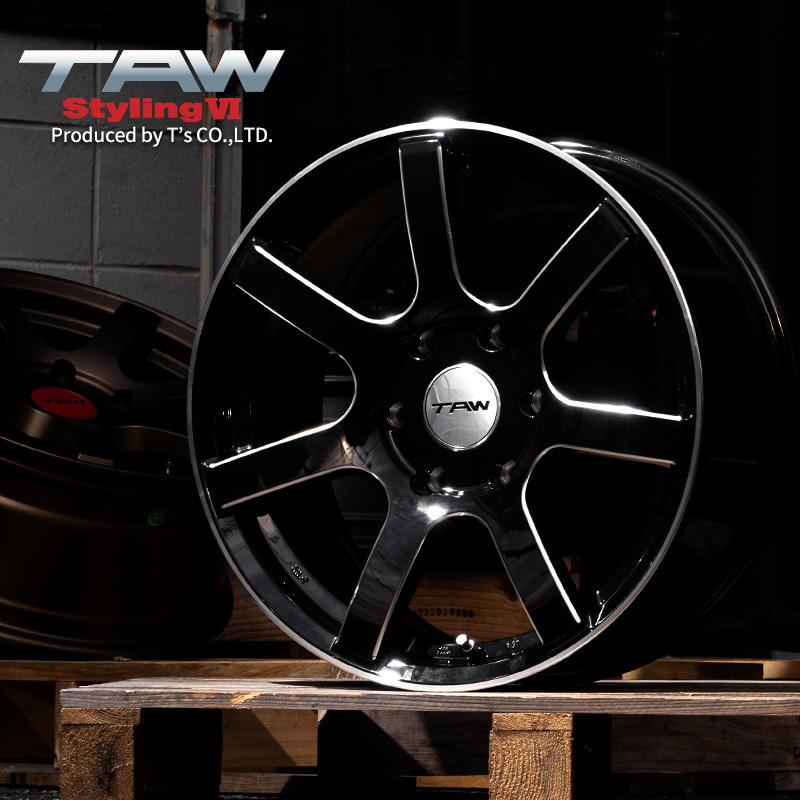 200系ハイエース ホイール タイヤ TAW Styling6 18X8.0J +37 200系ハイエース ホイール タイヤ TAW Styling6 18X8.0J +37