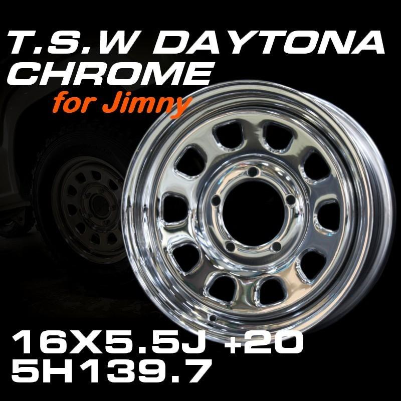 新型 ジムニー ホイール！ TSW デイトナクローム 16X5.5J+20 ホイール4 