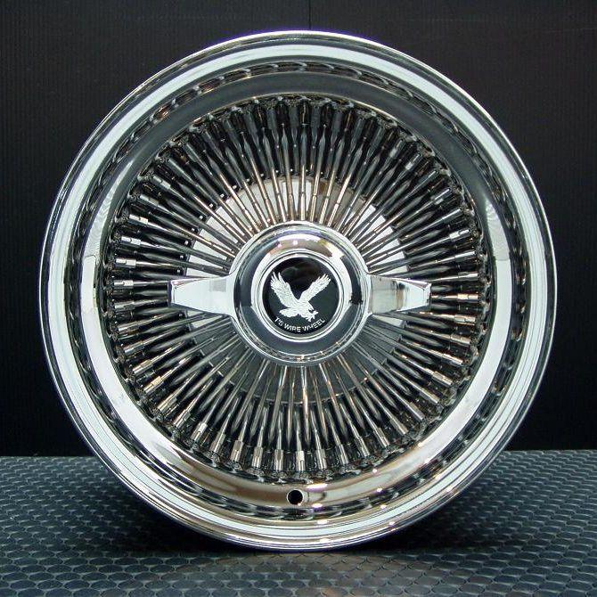 ワイヤーホイール T's WIRE 13X7J STD100SP オールクローム4本セット