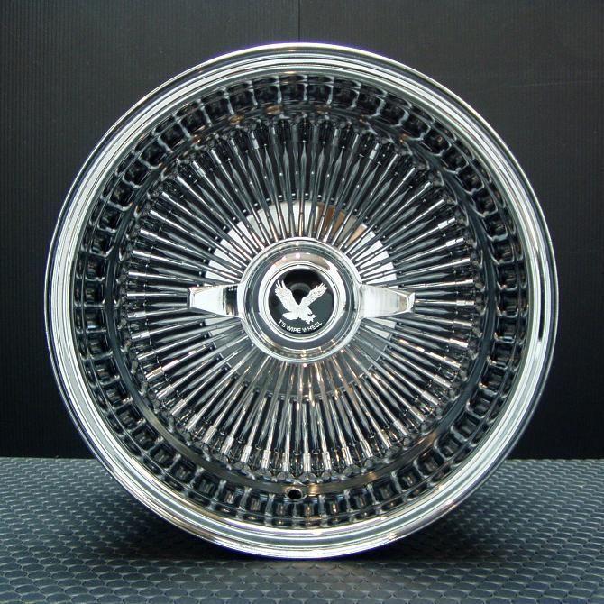 ワイヤーホイール T's WIRE 14X7J REV100SP オールクローム シュア