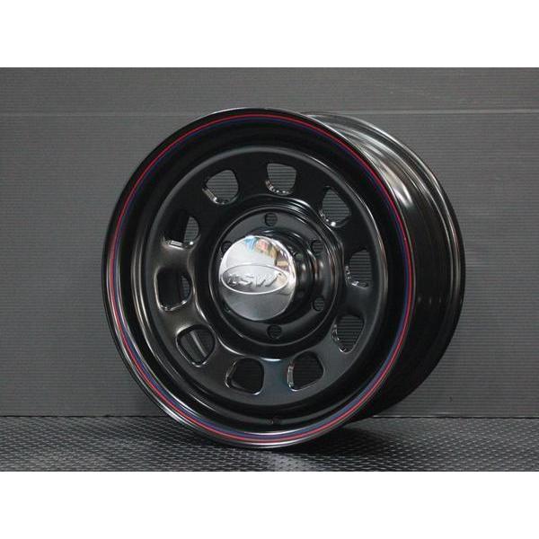 TSW DAYTONA ブラック 15X7J+35 6穴139.7 ホイール4本セット （200系