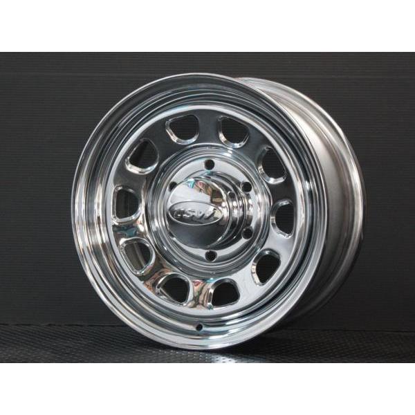 TSW DAYTONA クローム 15X7J+35 6穴139.7 ホイール4本セット （200系