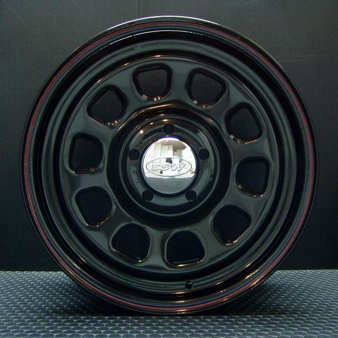 TSW DAYTONA ブラック 16X7J+35 5穴114.3 TOYO H30 215/65R16C